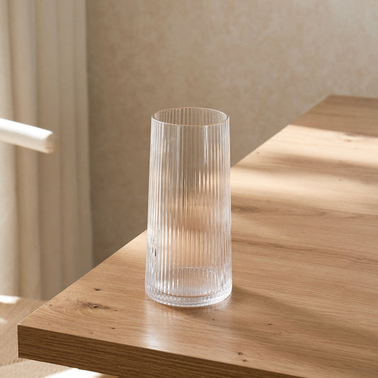 Gatsby Set of 4 Ripple Glass Highballs - Clear