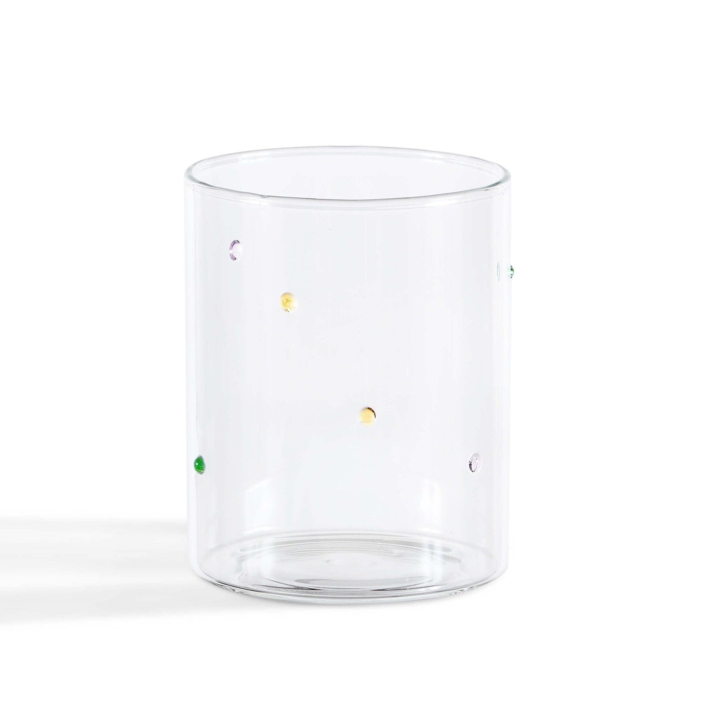 Nelly Polka Dot Glass Highballs - Set of 4 - Clear